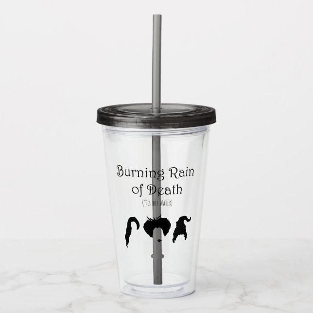 Hocus Pocus - Burning Rain of Death- Tumbler Acryltrinkbecher (Vorderseite)