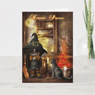 Hocus Pocus Halloween Card Karte
