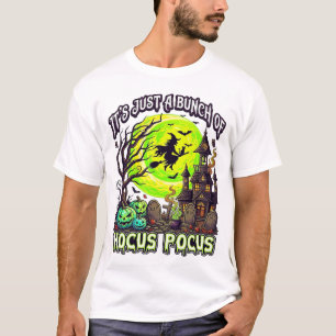 Hocus Pocus Halloween Hexe Grüner Mond Verhextes H T-Shirt