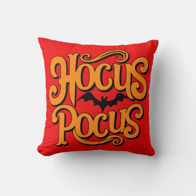 Hocus Pocus Halloween Kissen (Vorderseite)