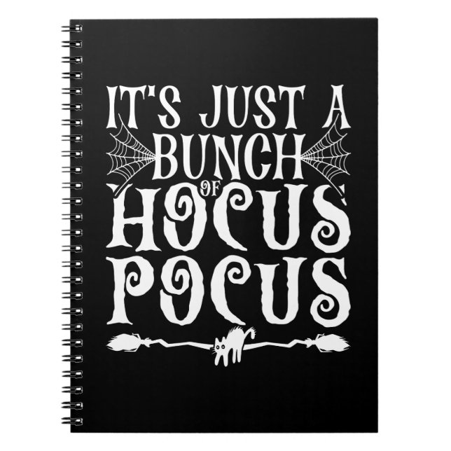 Hocus Pocus Halloween Notizblock (Vorderseite)