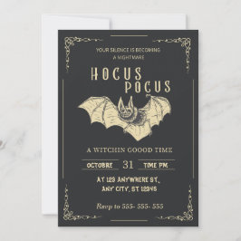 Hocus Pocus Halloween-Party Einladung
