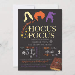 Hocus Pocus Halloween-Party Einladung