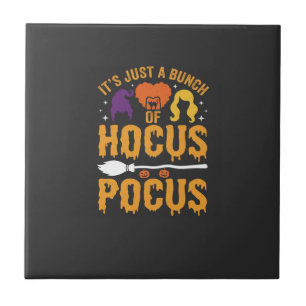 Hocus Pocus Hexe Halloween Vektor Design Fliese