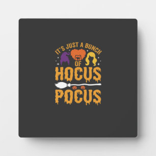 Hocus Pocus Hexe Halloween Vektor Design Fotoplatte