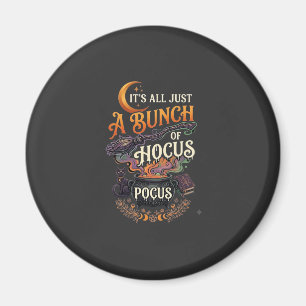 Hocus Pocus Hexenbesen schwarze Katze Magischer Ke Magnet