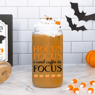Hocus Pocus I brauche Kaffee zum Fokus Dosenglas