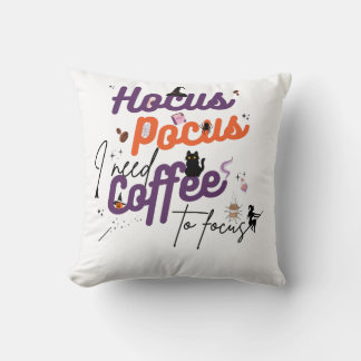 Hocus Pocus I brauche Kaffee zum Fokus Kissen