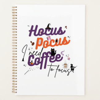 Hocus Pocus I brauche Kaffee zum Fokus Planer