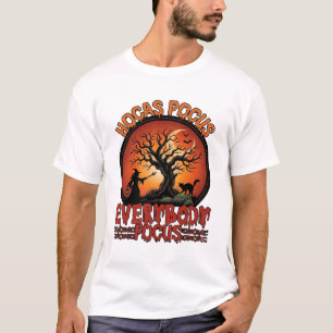Hocus Pocus Jeder Konzentriert sich Spooky Baum He T-Shirt