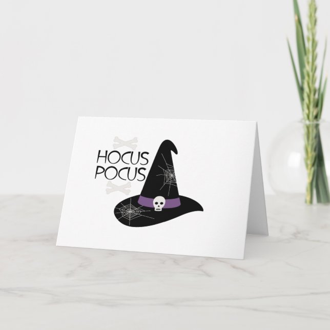 Hocus Pocus Karte (Vorderseite)