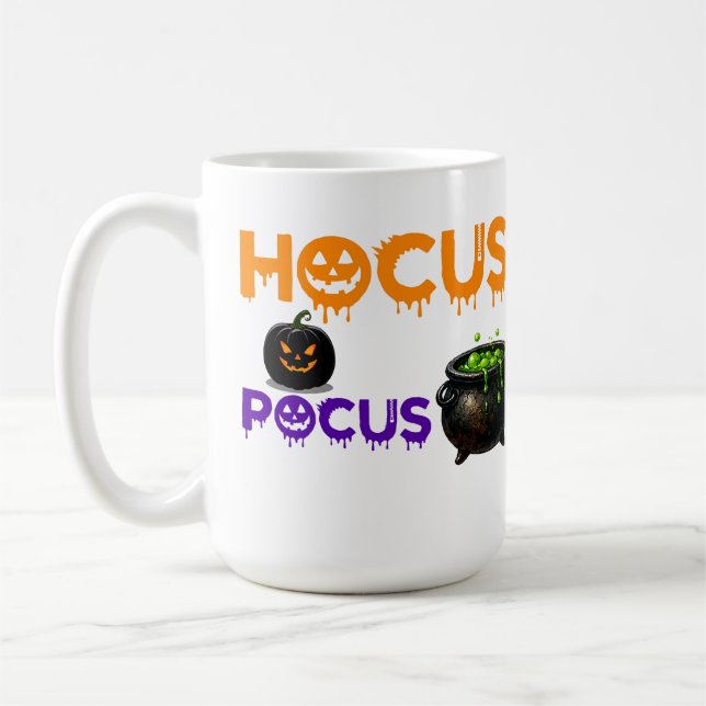 Hocus Pocus Magie-Szene für Halloween-Fans 🎃 Kaffeetasse (Links)