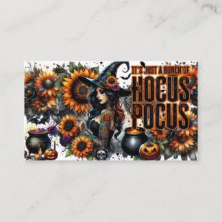 „Hocus Pocus Magische Vibes“ Begleitkarte