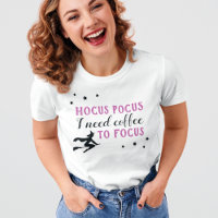 Hocus Pocus Modernes Lila und schwarzes Halloween
