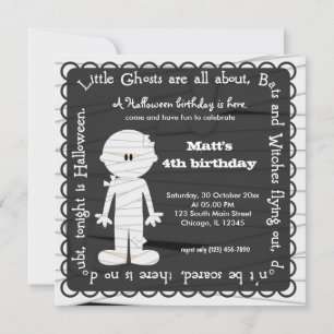 Hocus Pocus Mummy Birthday Einladung
