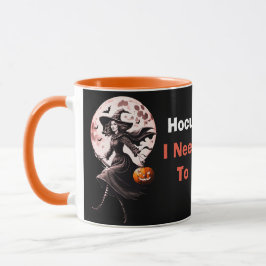 Hocus Pocus Niedliche moderne Halloween Hexe und K Tasse