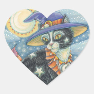 HOCUS POCUS NOIR CHAT WITCH, HALLOWEEN STICKERS