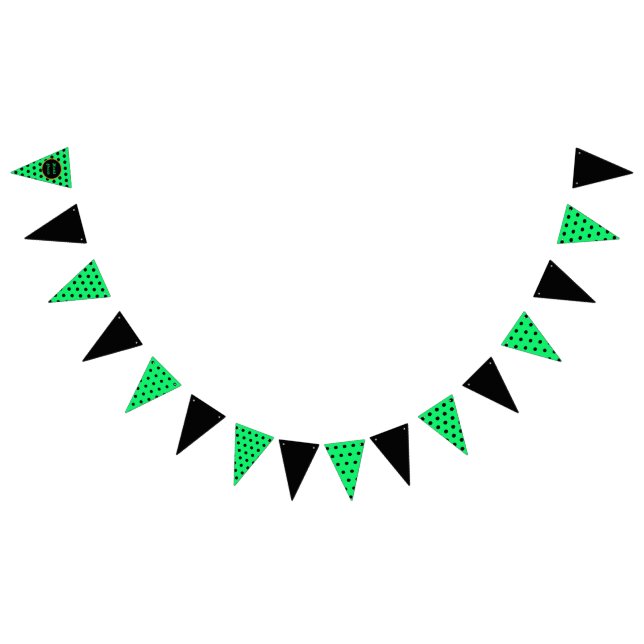 Hocus Pocus Party Banner (Neon Green & Black) (Alle)