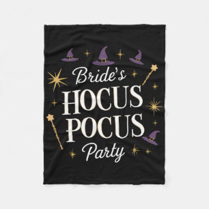 Hocus Pocus Party Chelorette Halloween Fleecedecke