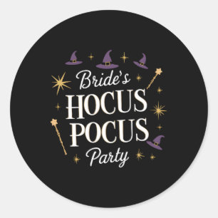 Hocus Pocus Party Chelorette Halloween Runder Aufkleber