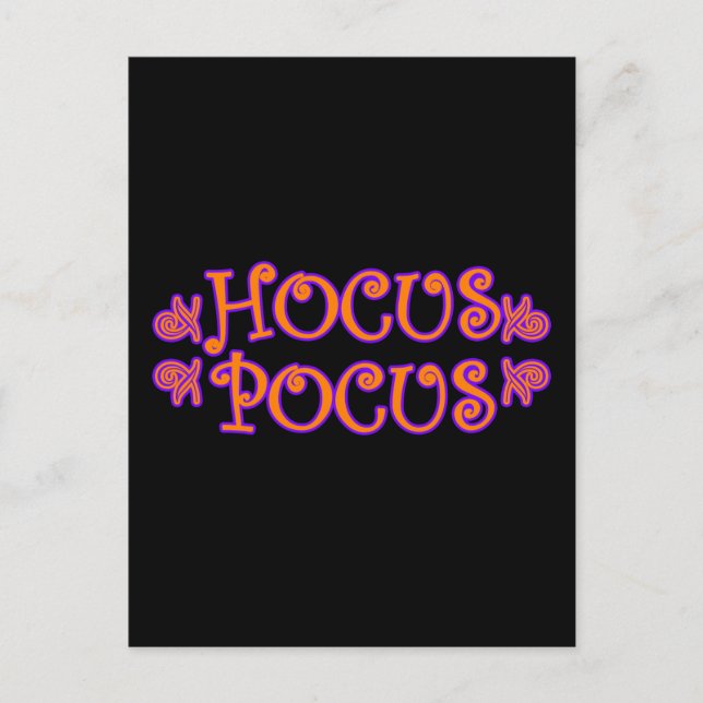 Hocus Pocus Postkarte (Vorderseite)