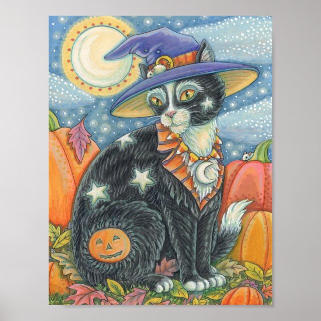 HOCUS POCUS SCHWARZE KATZE HALLOWEEN POSTER (Vorne)
