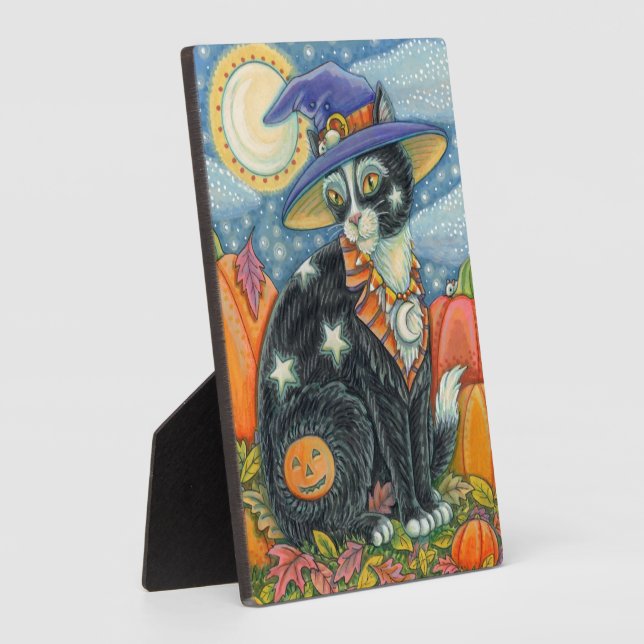 HOCUS POCUS SCHWARZE KATZKRAFT UND MAUSHALLOWEE FOTOPLATTE (Seite)