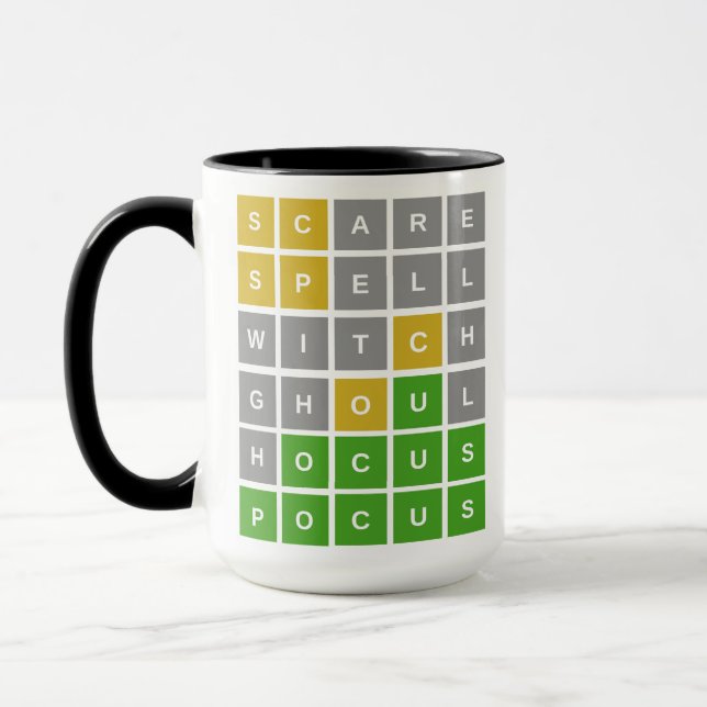 Hocus Pocus WORDLE Mug (Gauche)
