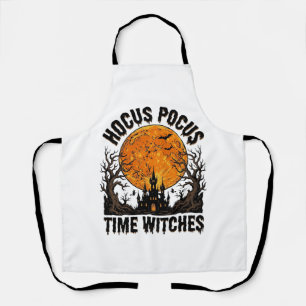 Hocus Pocus Zeit Hexen Vintage Halloween-Shirt D Schürze