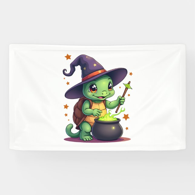 Hocus Shellcus Turtle Banner (Horizontal)