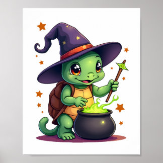 Hocus Shellcus Turtle Poster