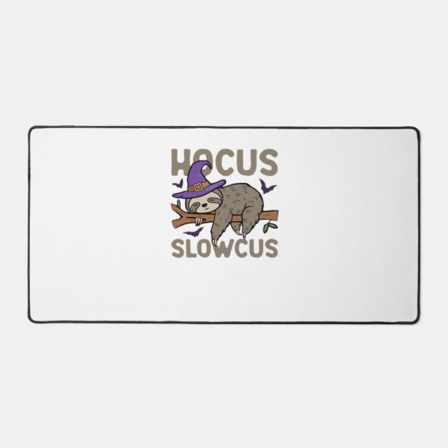 Hocus Slowcus Funny Halloween Sloth Classic T-Shir (Recto)