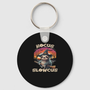 Hocus Slowcus Sloth liebt Halloween-Kostümtee E Schlüsselanhänger