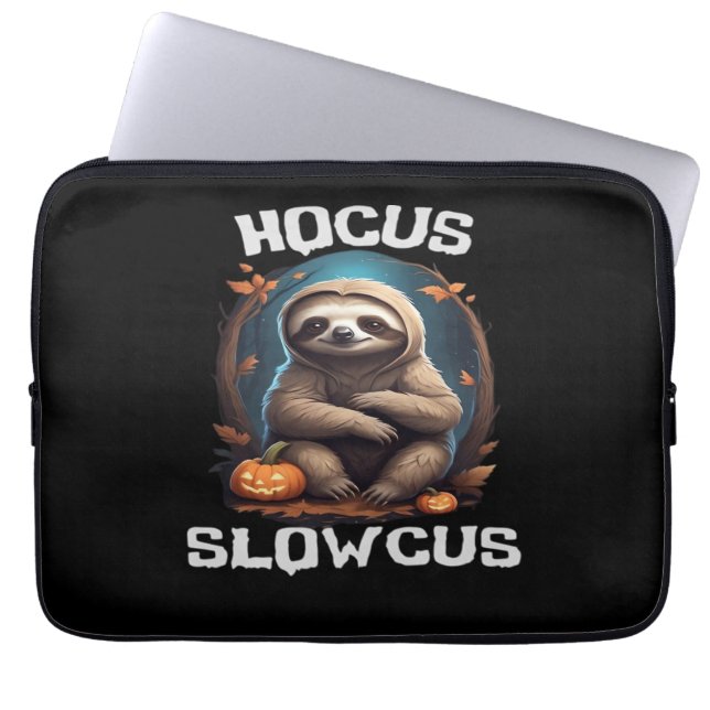 Hocus Slowcus Sloth lovers Halloween costume tee E Laptopschutzhülle (Vorderseite)