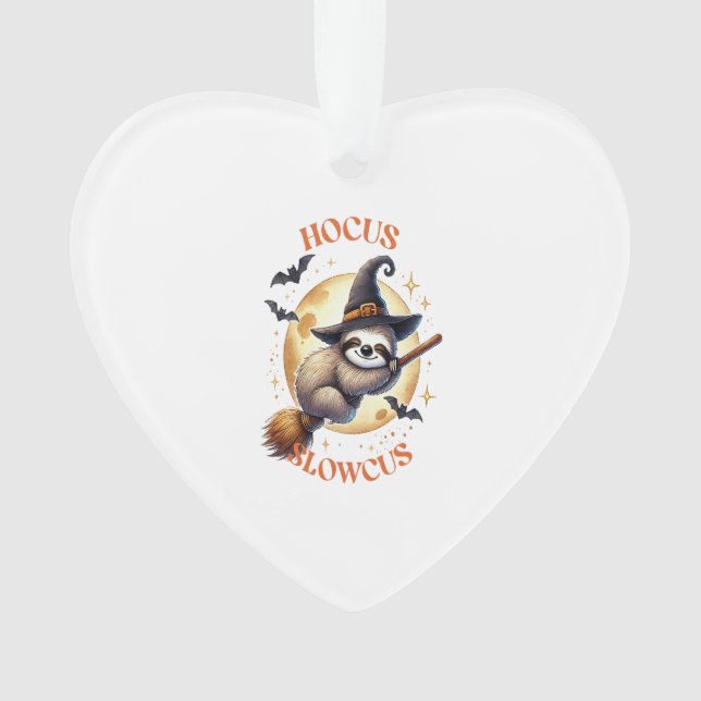 Hocus Slowcus Witch Sloth Ornament (Vorderseite)
