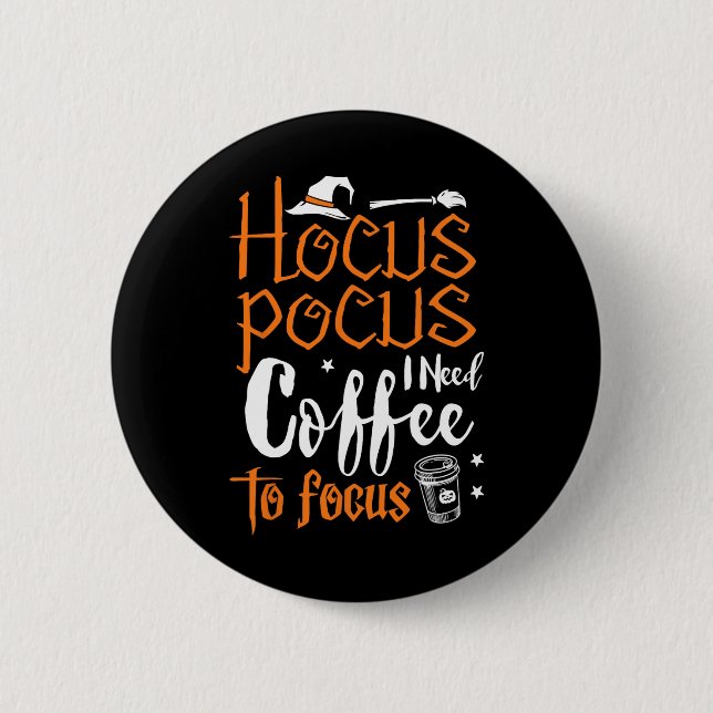 Hocuss Pocus Diy Halloween-Kostüm Button (Vorderseite)
