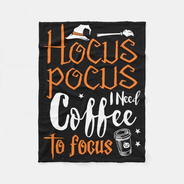 Hocuss Pocus Diy Halloween-Kostüm Fleecedecke (Vorderseite)