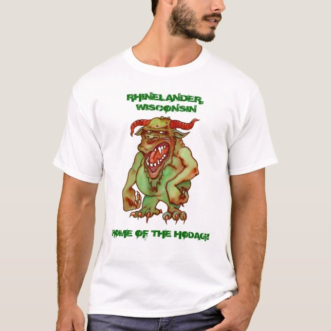HODAG ENTWURF ~ SHIRTS ~ RHINELANDER WISCONSIN (Vorderseite)