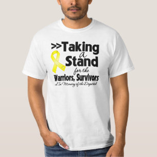 Hodenkrebs, der einen Stand-Tribut nimmt T-Shirt