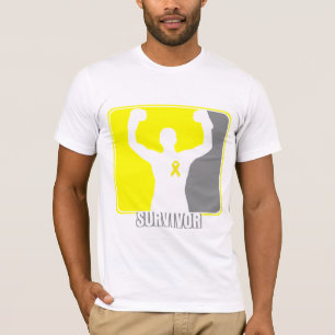 Hodenkrebs-gewinnender Überlebender T-Shirt