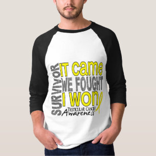 Hodenkrebs-Überlebender, den es wir kam, kämpfte T-Shirt