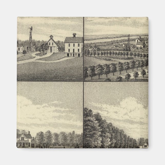 Hodges Zuhause, Nebraska Magnet (Vorne)