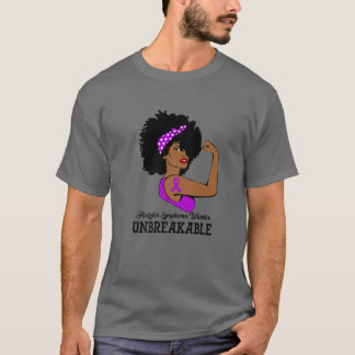 Hodgkin Lymphoma Awareness Warrior Unbrechbare Str T-Shirt