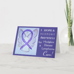 Hodgkins-Krankheit Lymphom Ribbon-Grußkarte Karte
