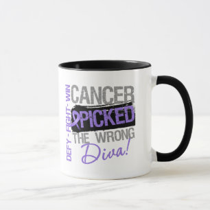 Hodgkins Lymphom-Krebs wählte die falsche Diva aus Tasse