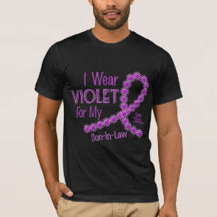 Hodgkins Lymphom trage ich Veilchen für meinen T-Shirt