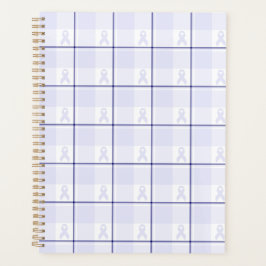 Hodgkin's Lymphoma Awareness Plaid Lavender Ribbon Planer