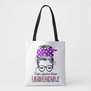 Hodgkin's Lymphoma Awareness Ribbon Unterstützunge Tasche