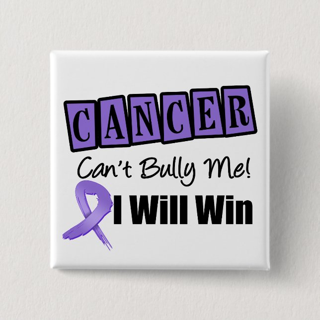 Hodgkins Lymphoma Cant Bulle Ich werde gewinnen Button (Vorderseite)