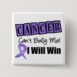 Hodgkins Lymphoma Cant Bulle Ich werde gewinnen Button